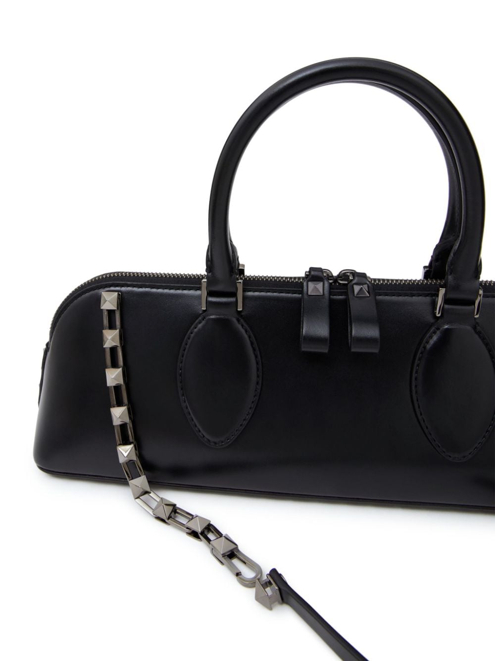 Valentino Garavani Rockstud East-West Leather Tote Bag