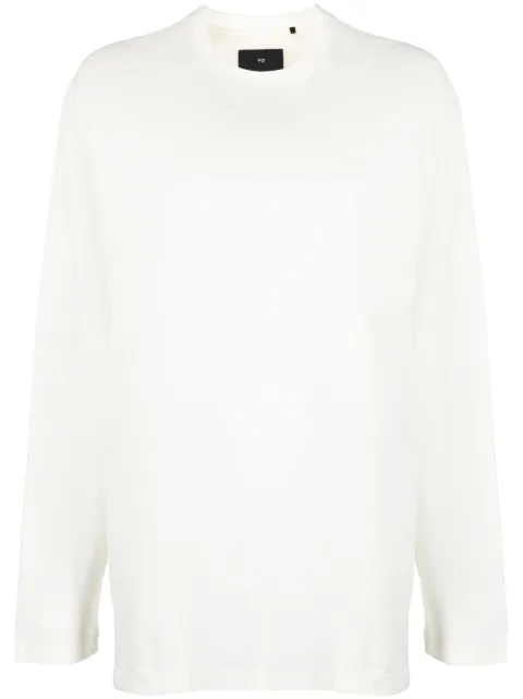 Y-3 logo-patch cotton T-shirt