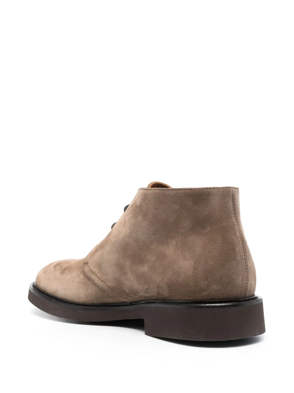Doucal's Man Ankle Boots Chocolate Brown Size 9 Soft Leather In Brown