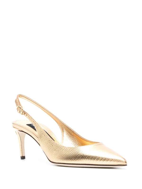 【関税込み】dolce & gabbana 'Mun' pumps Dolce&Gabbana Mun 60MM Logo-Detailed Patent Leather Pumps