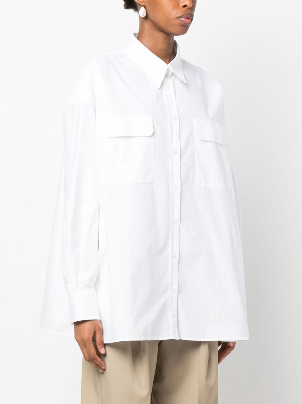 ARMARIUM oversized cotton shirt - Wit