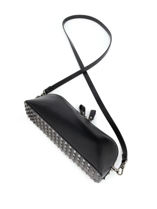 Valentino Garavani Rockstud Leather Clutch Bag | Black