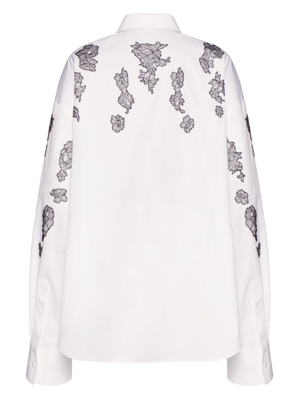 Valentino Garavani Compact Popeline embroidered shirt - White