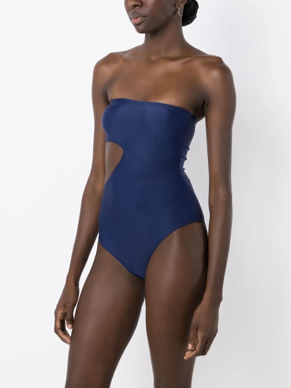 Gloria Coelho Strapless badpak Blauw