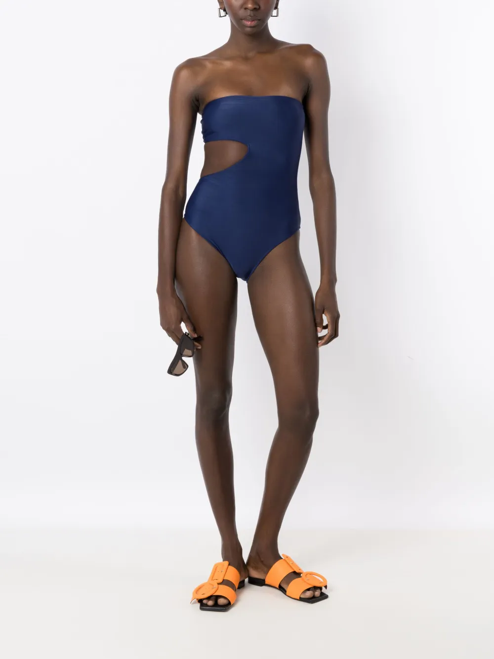 Gloria Coelho Strapless badpak Blauw