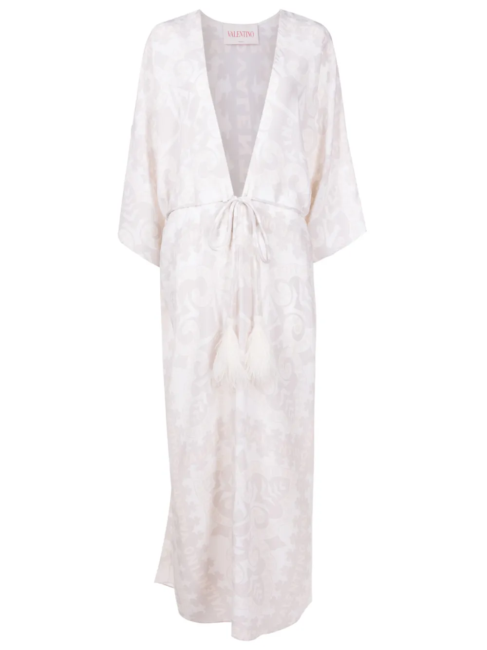 Valentino Garavani Wikkelrok met geometrische print Beige