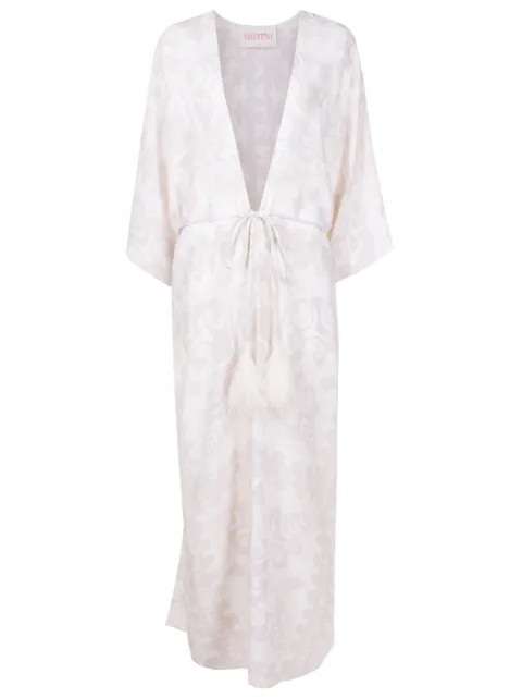 Valentino Garavani geometric-print beach cover-up