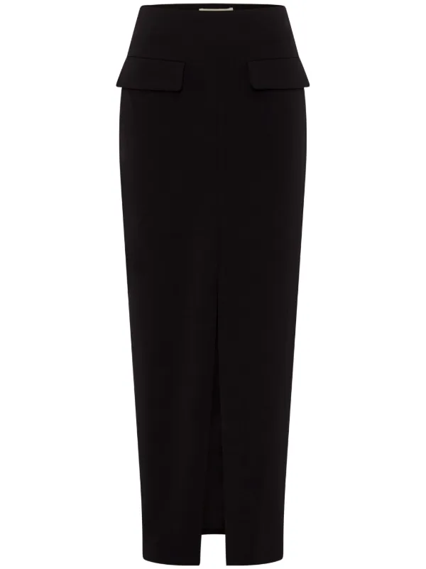 High waisted maxi pencil skirt best sale