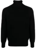 FURSAC fine-knit roll-neck jumper - Black
