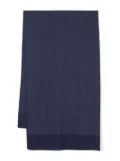 FURSAC micro-dot wool scarf - Blue