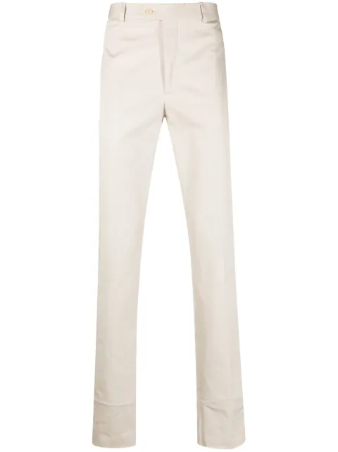 FURSAC slim-fit cotton gabardine chinos