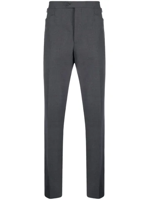 FURSAC buckle-detail straight-leg tailored trousers