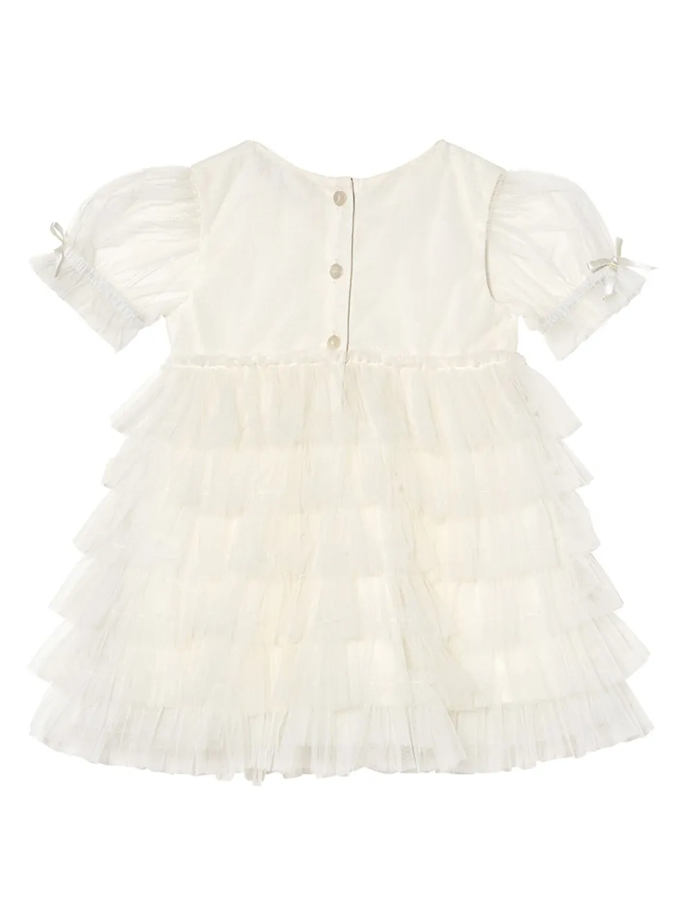 Tutu Du Monde Bebé Dreamscape jurk met tulen vlak - Beige
