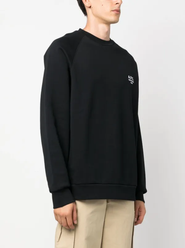 A.P.C. Milton ロゴ スウェットシャツ | ブラック | FARFETCH JP