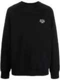 A.P.C. Milton logo-embroidered sweatshirt - Black