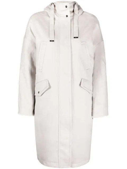 Herno hooded cashmere parka