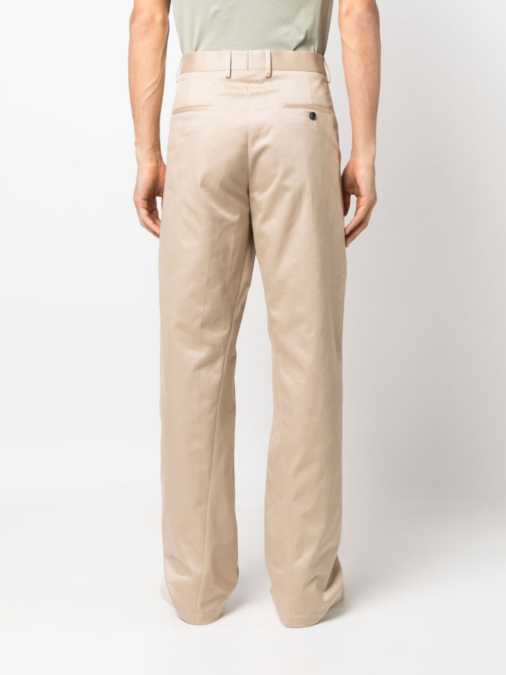 Lanvin Twisted cotton chino trousers Men