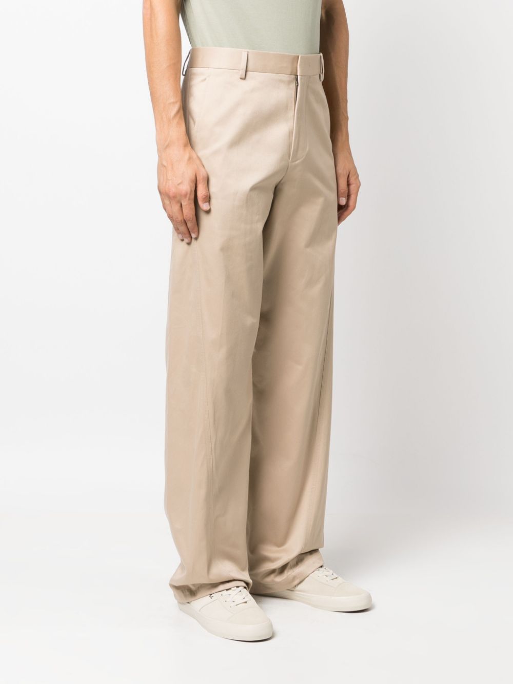 Lanvin Twisted cotton chino trousers Men