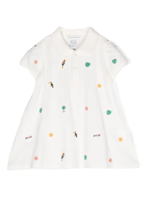 POLO RALPH LAUREN KIDS embroidered polo dress 