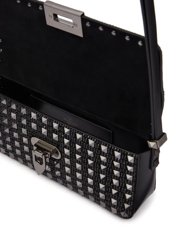 ✨極美品✨　ヴァレンティノ　スタッズ　ブラック　23 Valentino Garavani ロックスタッズ23 イースト/ウェスト