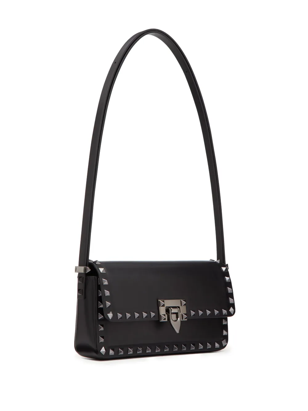 Affordable Valentino Garavani Rockstud23 E W leather shoulder bag WOMEN