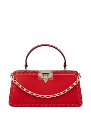 White valentino 2024 rockstud bag