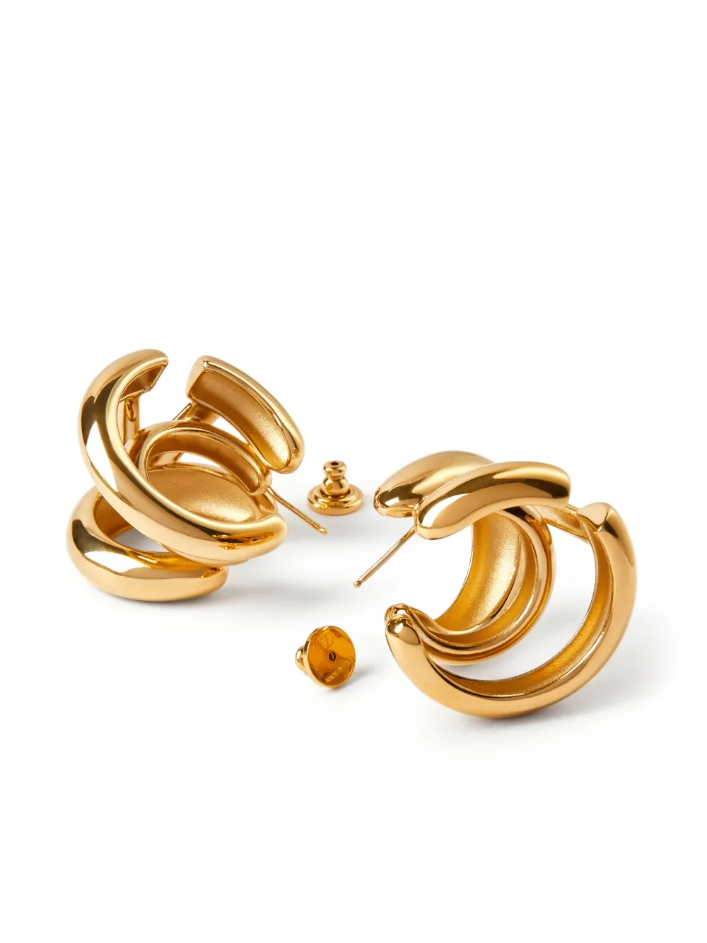 アクセサリー Valentino Garavani Gold V-logo Hoop Valentino Garavani VLOGO Huggie Earrings | Nordstrom