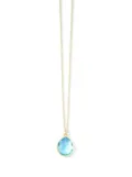 IPPOLITA 18kt yellow gold Rock Candy Mini Teardrop topaz necklace