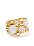 IPPOLITA 18kt yellow gold Rock Candy Gelato moonstone cluster ring