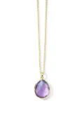 IPPOLITA 18kt yellow gold Rock Candy medium teardrop amethyst necklace