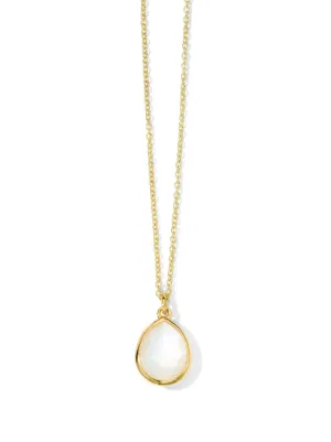 Teardrop hotsell gold pendant