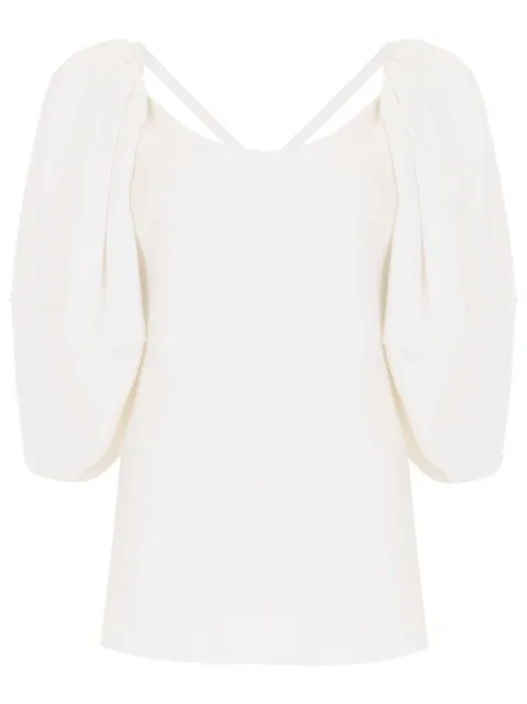 Gloria Coelho Henrique VIII crepe blouse
