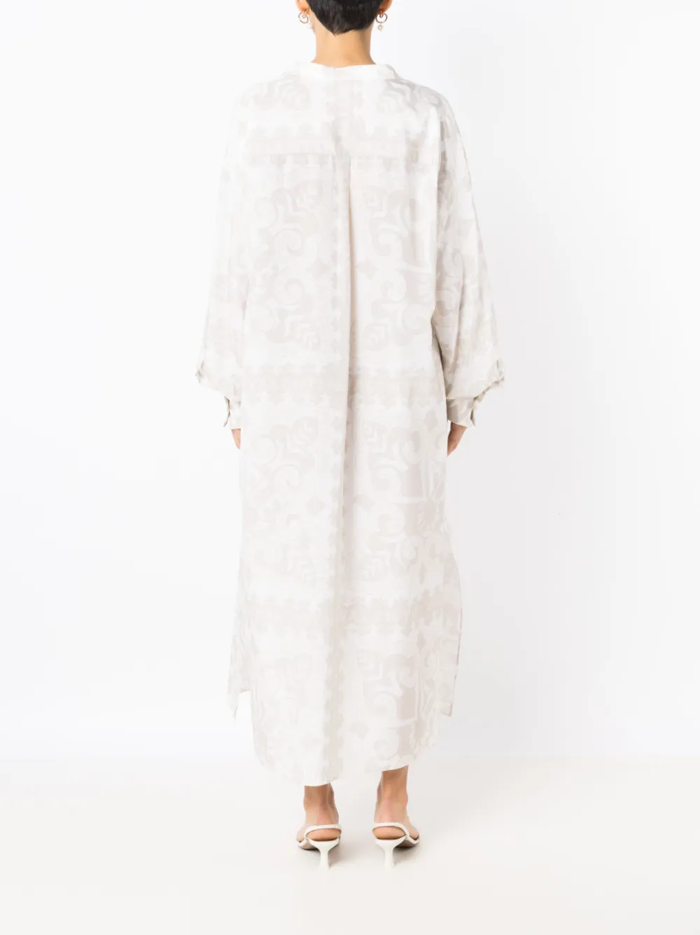 Valentino Garavani Zijden jurk Beige