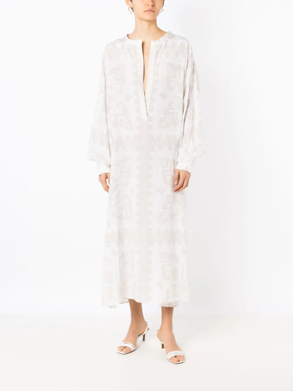 Valentino Garavani Zijden jurk - Beige