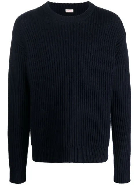 FURSAC crew-neck ribbed-knit sweatshirt