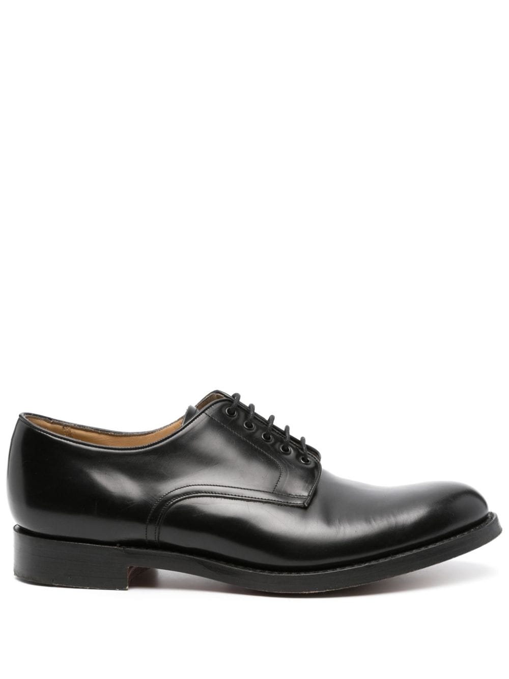 brushed leather Derby shoes