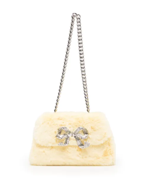 Self-Portrait bolsa de hombro Fluffy Bow