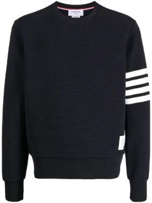 Thom Browne 4-Bar Sweatshirt | Blue | FARFETCH UK