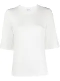 Rodebjer fine-ribbed organic cotton T-shirt - White