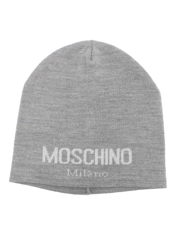 Moschino ロゴ ビーニー - Farfetch