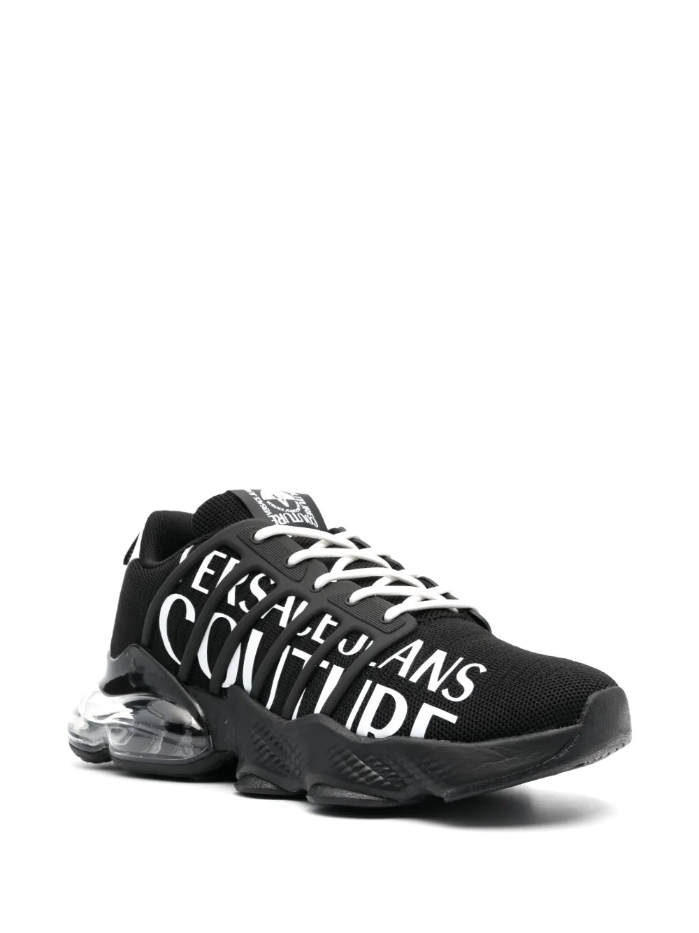 Versace Jeans Couture logo-print low-top sneakers - Zwart