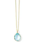 IPPOLITA 18kt yellow gold Rock Candy Medium Teardrop topaz necklace