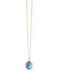 IPPOLITA 18kt yellow gold Rock Candy Mini Teardrop topaz necklace