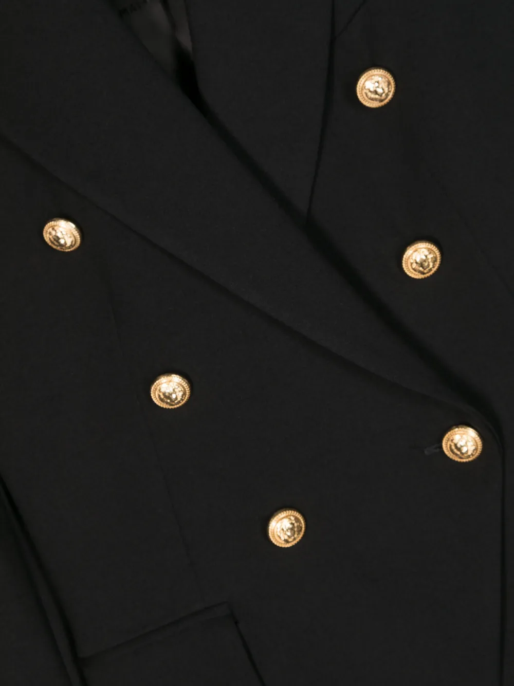 Mango double breasted blazer black Clearance