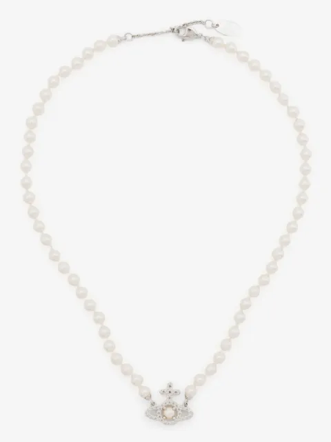 Vivienne Westwood Mini Bas Relief pearl necklace