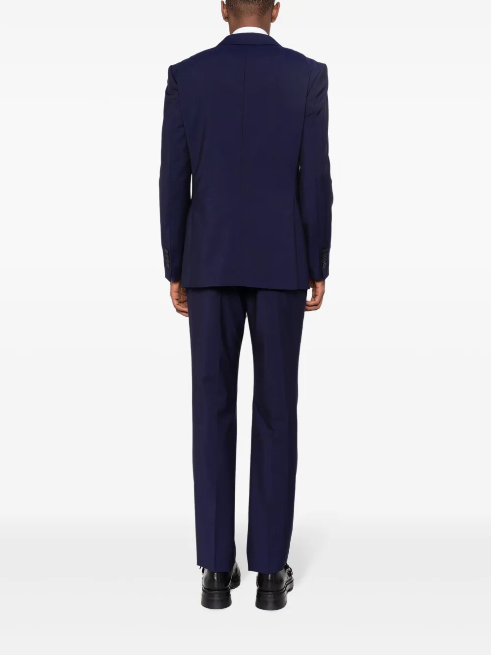 Shop Fursac Peak-lapels Single-breasted Suit In Blue