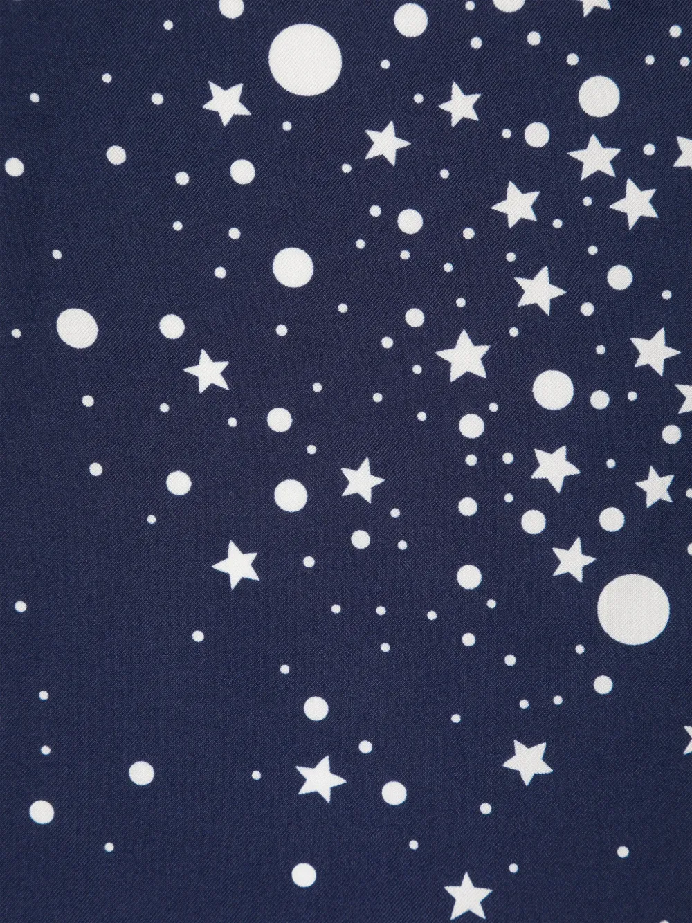 Shop Fursac Star-print Silk Scarf In Blue