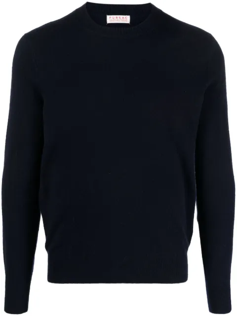 FURSAC Suéter de cashmere decote careca