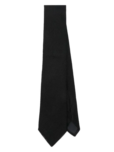 FURSAC textured-finish silk tie