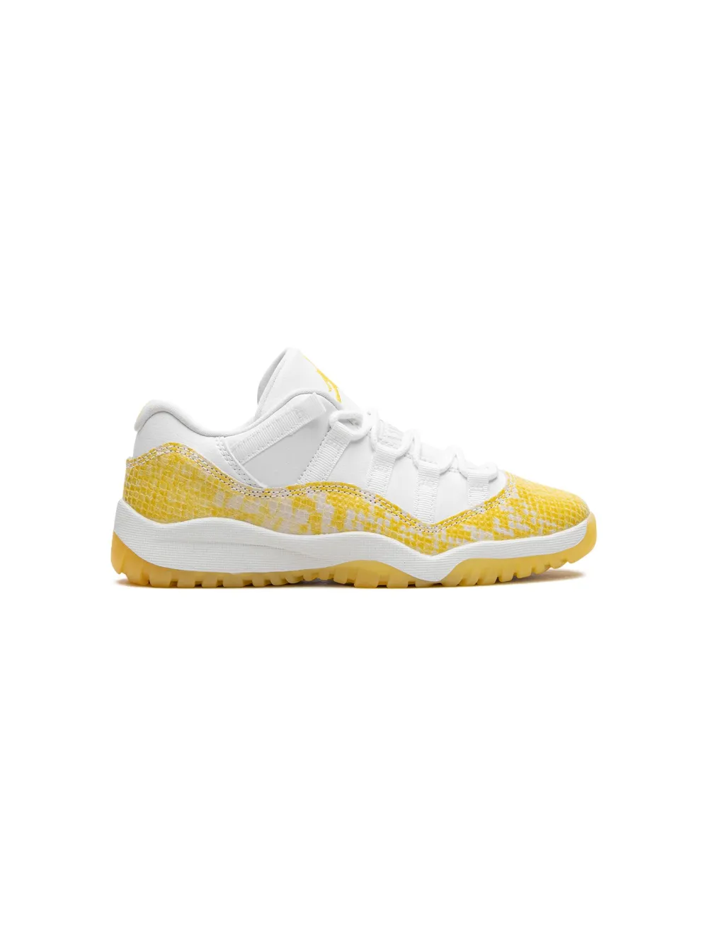 Jordan Kids Air Jordan 11 Low Yellow Snakeskin Sneakers WeiB FARFETCH DE